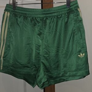 New WithTags Adidas Original Pin Stipe Satin Shorts Size L